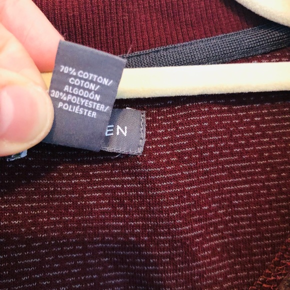 Van Heusen Large Burgundy Pullover C58 - Picture 3 of 4